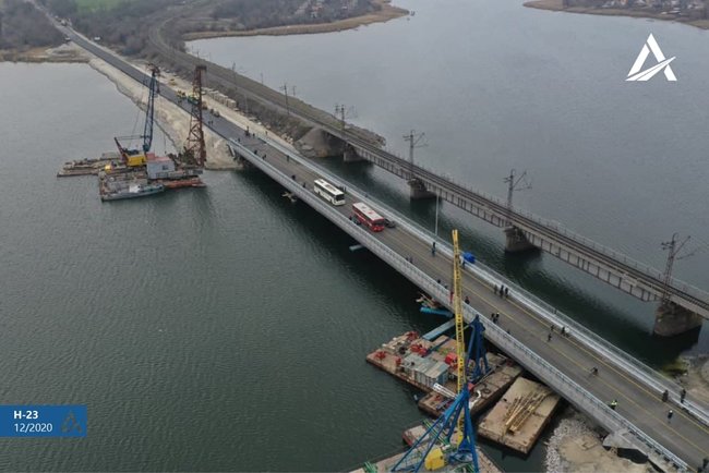 Укравтодор открыл проезд по новому мосту через реку Чертомлык 01 Укравтодор открыл проезд по новому мосту через реку Чертомлык 01