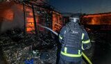 рынок в с. Великий Бурлук после обстрела