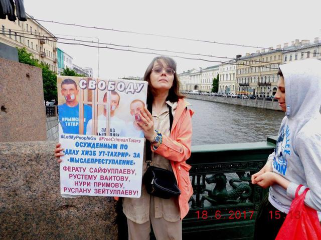 40 Crimean Tatars kidnapped, 11 killed, 17 arrested, 64 kids orphaned: people protest in St. Petersburg in support of Crimean Tatars 16 40 Crimean Tatars kidnapped, 11 killed, 17 arrested, 64 kids orphaned: people protest in St. Petersburg in support of Crimean Tatars 16