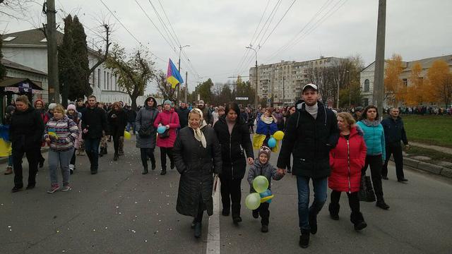 Белая Церковь приветствует воинов 72-й ОМБр им. Черных Запорожцев, вернувшихся из АТО 13