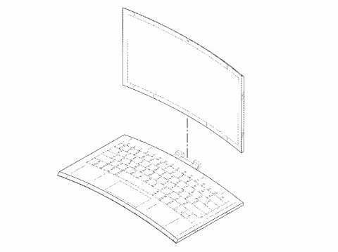 Intel запатентовала изогнутый ноутбук 02
