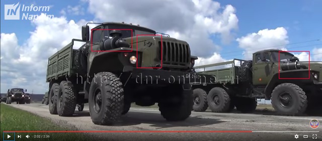Invaders ‘flash’ Russian military hardware at recent ‘parade’ rehearsal in Donetsk, - InformNapalm 03