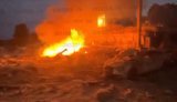 Russian attack: destroyed houses, burned cars in Kyiv
