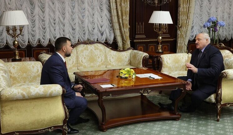 Lukashenko meets with DNR leader Pushilin: Belarus is ready to cooperate with Ukraine on same basis
