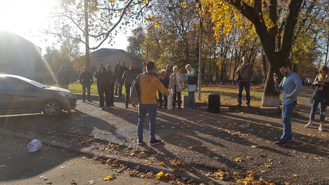 Гнапа облили нечистотами на Полтавщине 07