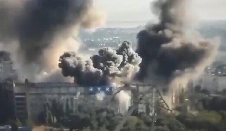 Russian troops hit two largest universities in Mykolaiv, fired at least 10 missiles, - Kim. VIDEO
