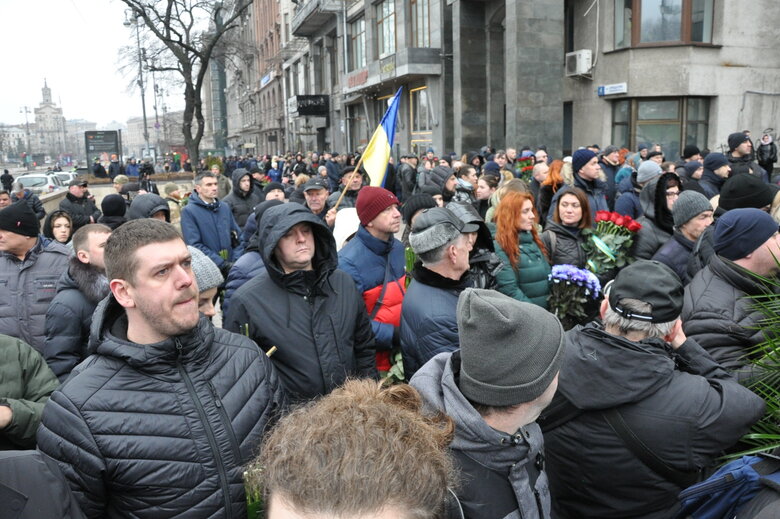In Kyiv, farewell to leadership of Ministry of Internal Affairs, who died in plane crash in Brovary, was held 01
