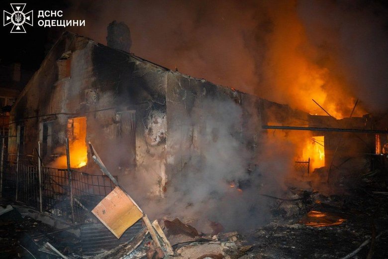 последствия ударов по Одессе