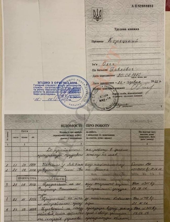 Венедіктова і Бабіков казали мені: Ми тобою захоплюємося! Ти з яйцями! Ти не боїшся Порошенка! - начальник відділу ДБР Олег Корецький 06