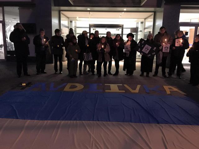 Vigil for fallen in Avdiivka held in Toronto 01