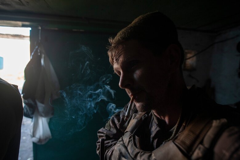 Фоторепортаж із позицій мінометників 93-ї бригади Холодний Яр у районі Соледара 04