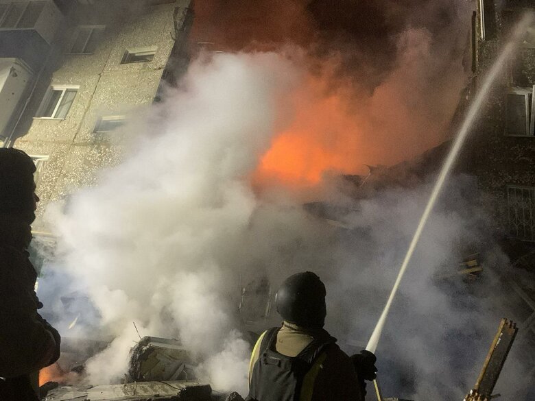 Наслідки атаки шахедів на Суми