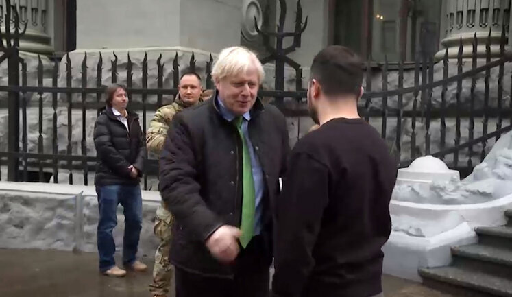 Zelensky met with Johnson. VIDEO