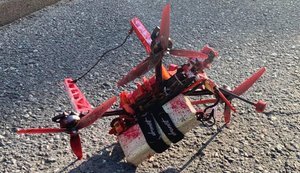 Paint and dummy explosive were thrown: Russian Embassy in Sweden reported "drone attack". PHOTO