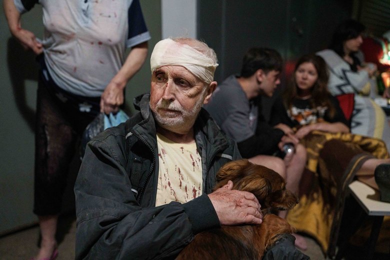 Київ після обстрілу