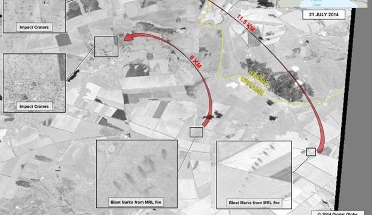 US releases satellite images proving Russian shelling of Ukraine with Grads. PHOTOS