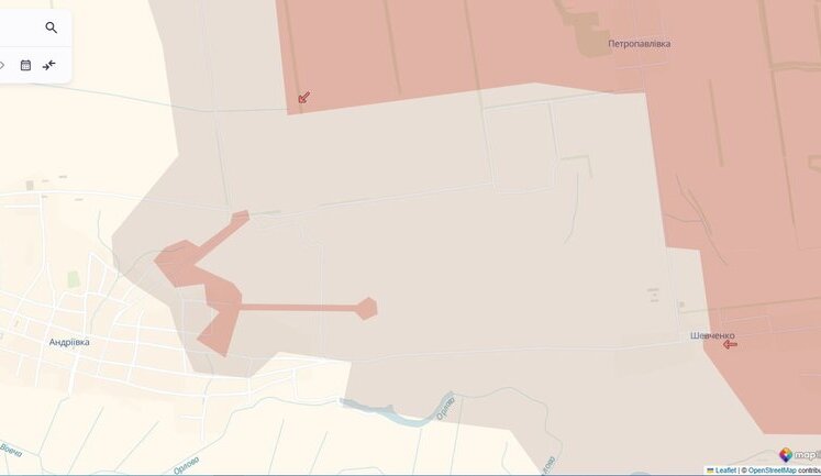 Enemy advanced near Novoandriivka, Novovasylivka, Dachne, Rozlyv, Yantarne, and in Andriivka - DeepState. MAP