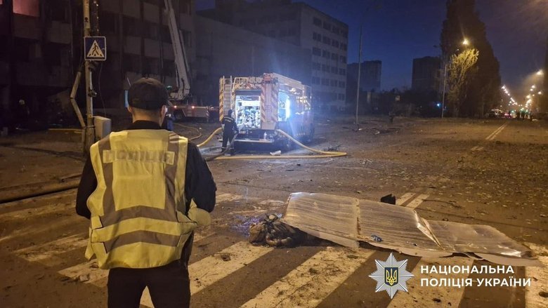 Поліцейський став жертвою балістичної атаки РФ на Київ