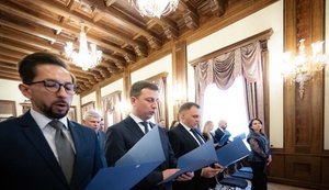 В присутствии Зеленского принесли присягу 22 новоназначенных судьи