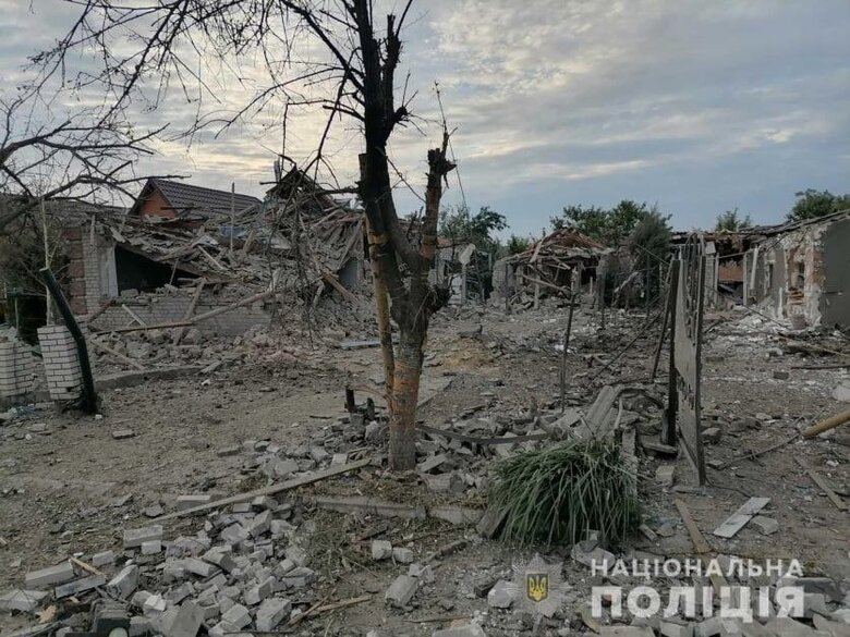 Последствия ударов рашистов по Запорожской области 04