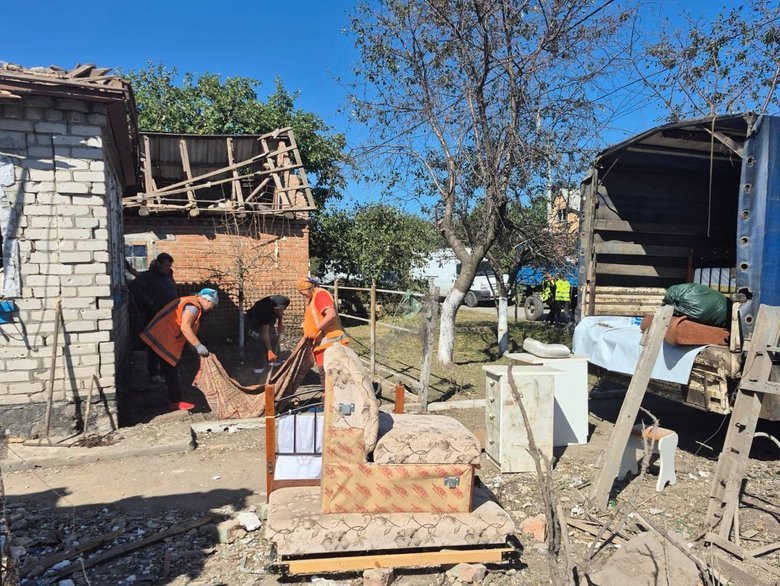 Наслідки обстрілів Знам'янки