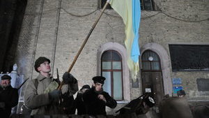 В Киеве провели реконструкцию боя 1918 года за завод "Арсенал" между войсками УНР и большевиками. ВИДЕО+ФОТОрепортаж