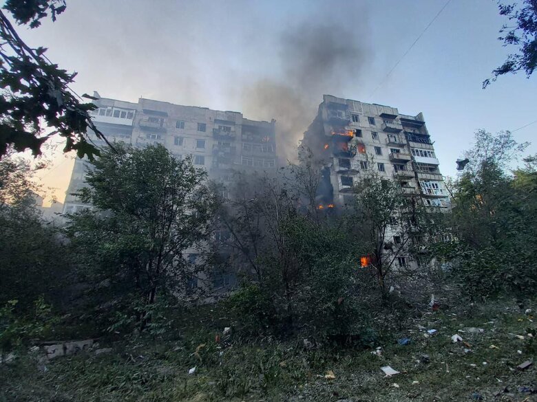 Наслідки російських обстрілів Донеччини