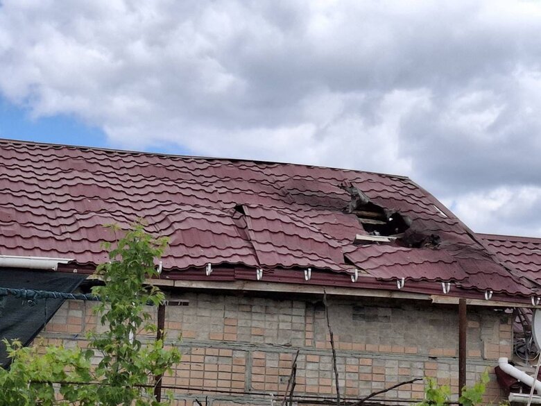 Shelling of Dnipropetrovsk region on 13 May