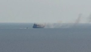 Propane tanker en route to Reni was struck off coast of Romania