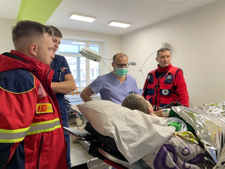 Doctors saved teenager from Bakhmut, who had fragment of projectile stuck near his heart 02 Doctors saved teenager from Bakhmut, who had fragment of projectile stuck near his heart 02