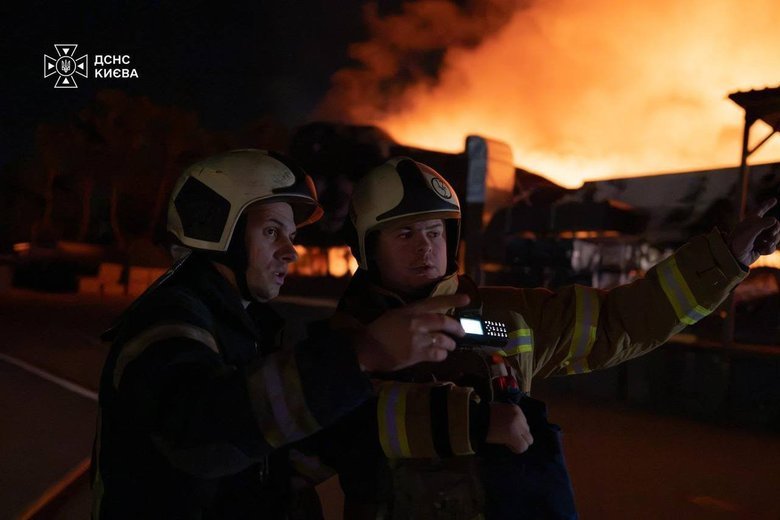Київ після обстрілу