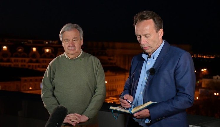 We will not give up - UN Secretary General Guterres wrote letter to Ukrainians after his visit to Kyiv