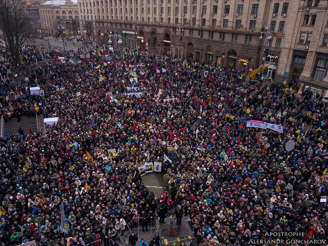 Марш за импичмент с высоты птичьего полета 15