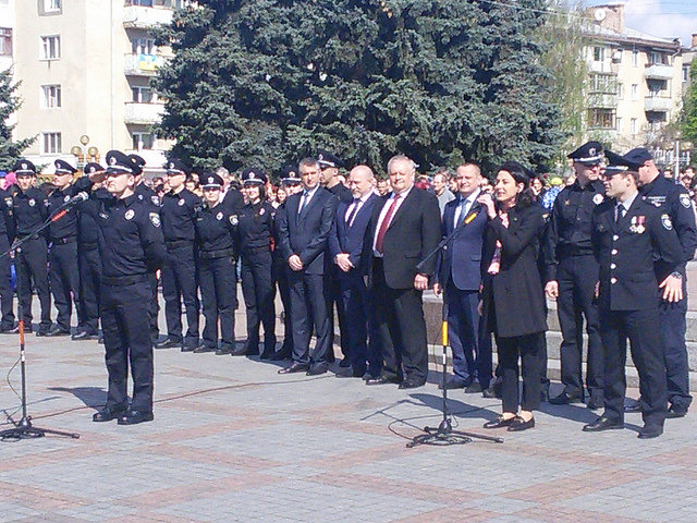 полиция присяга ривне патрульная патрульные