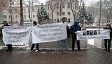 В Киеве прошел пикет в защиту основателя WikiLeaks Джулиана Ассанжа. ФОТОрепортаж