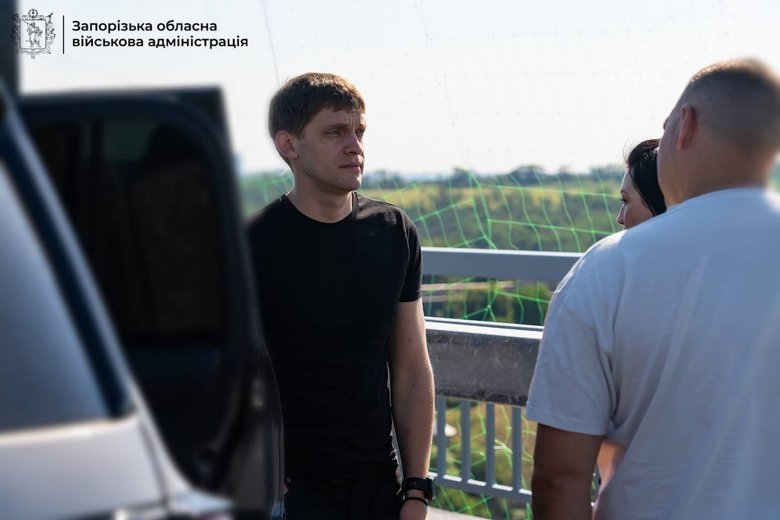 У Запоріжжі на мостах встановлюють антидронові сітки