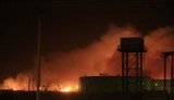 Два взрыва, копоть и пламя до небес: в Макеевке горел завод