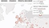Le Monde опубликовала карту распространения COVID-19 с "российским" Крымом. ФОТО