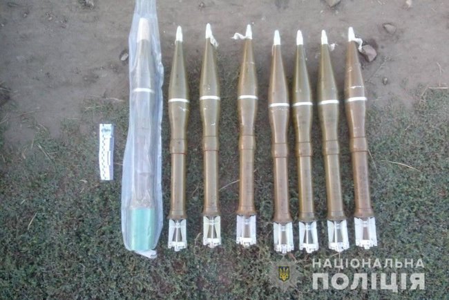 Схованку з боєприпасами до гранатомета СПГ-9 виявлено на Луганщині, - Нацполіція 02