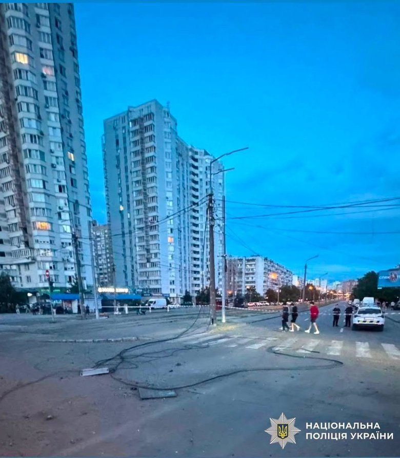 Київ після обстрілу