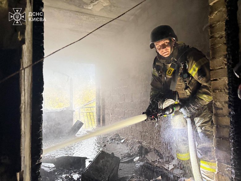 Київ після обстрілу