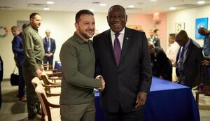 Зеленський у Нью-Йорку зустрівся із президентом ПАР Рамафосою, обговорили формулу миру. ФОТО