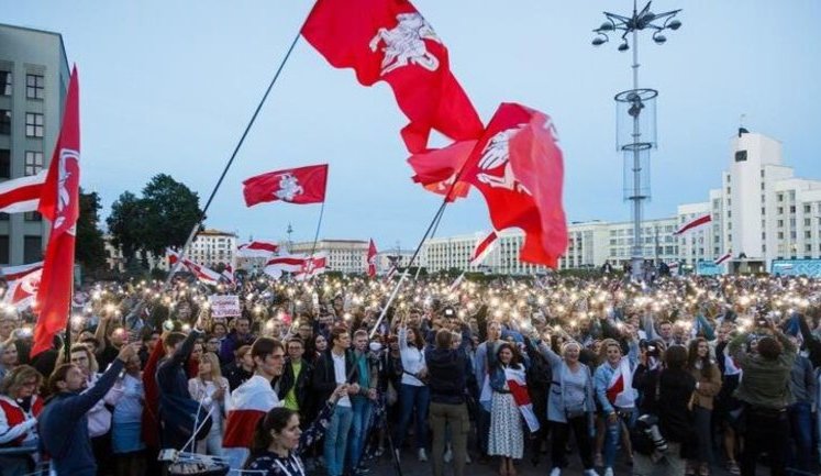 Акция протеста в центре Минска завершилась без задержаний