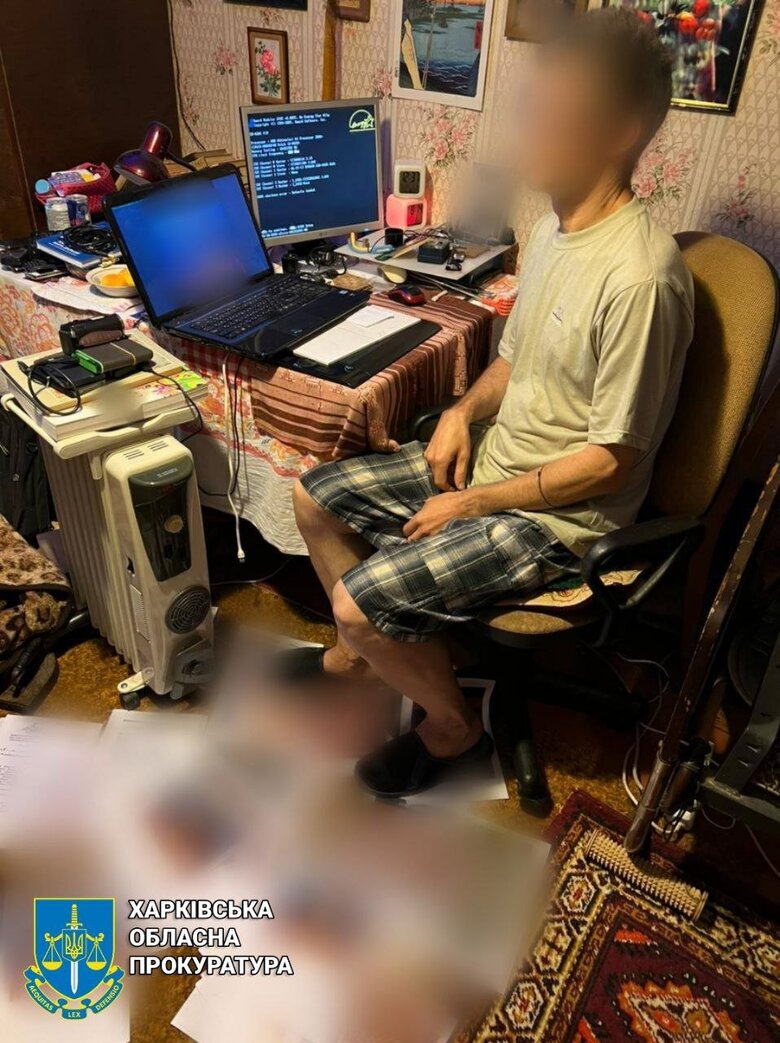 Харківський телевізійник виготовляв для окупантів патріотичні листівки та відправляв їх доньці в РФ, - Офіс Генпрокурора 01