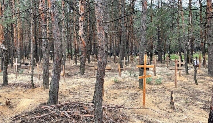 Mass grave with 440 bodies found in liberated Izium - Police. VIDEO&PHOTOS