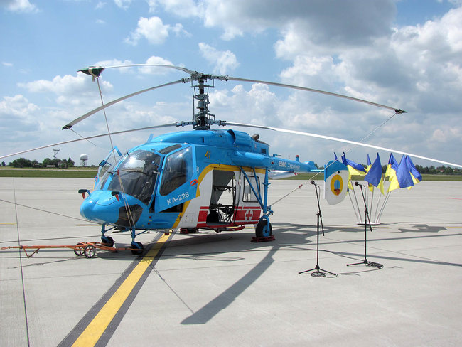 Львівщина передала ВМС України новий вертоліт Ка-226 01