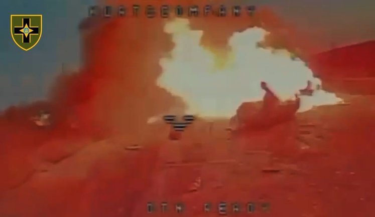 Ukrainian drone eliminated occupier on motorcycle: "ghost rider" turned into torch. VIDEO