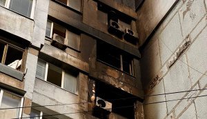Dnipro after shelling