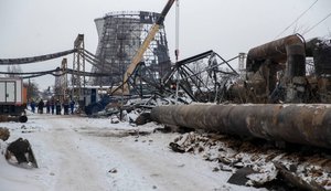 Кличко показал, как выглядит Дарницкая ТЭЦ после российских ударов. ФОТОрепортаж