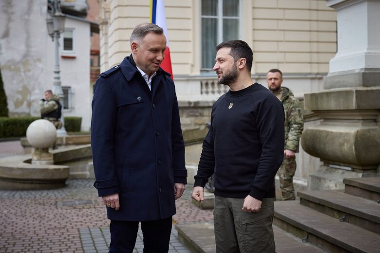 Zelensky meets with Duda and Nauseda in Lviv 02